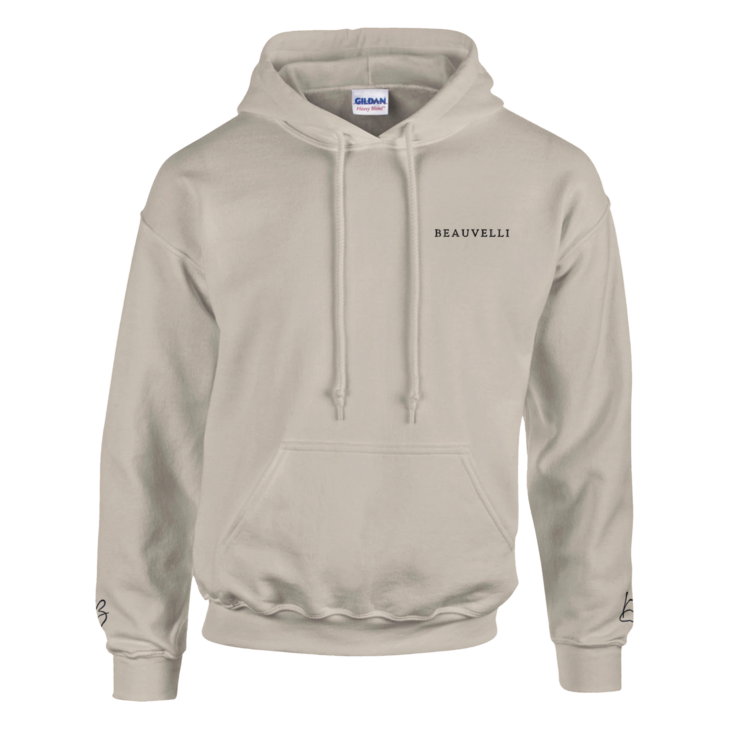 Hoodie Clair Premium Front Simple Sable