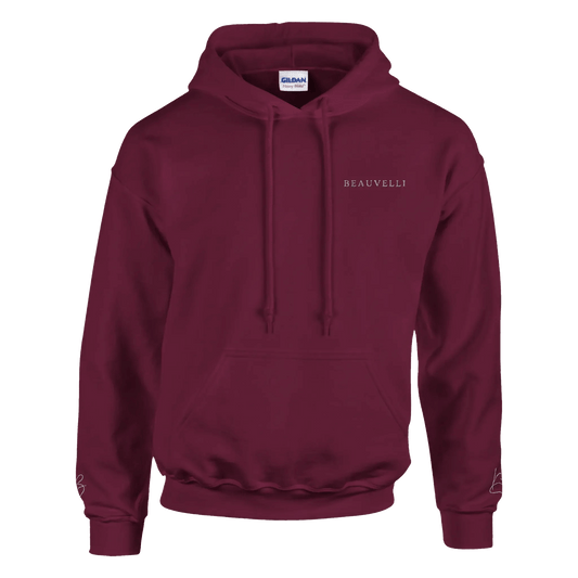 Hoodie Foncé Premium Front Simple - Beauvelli
