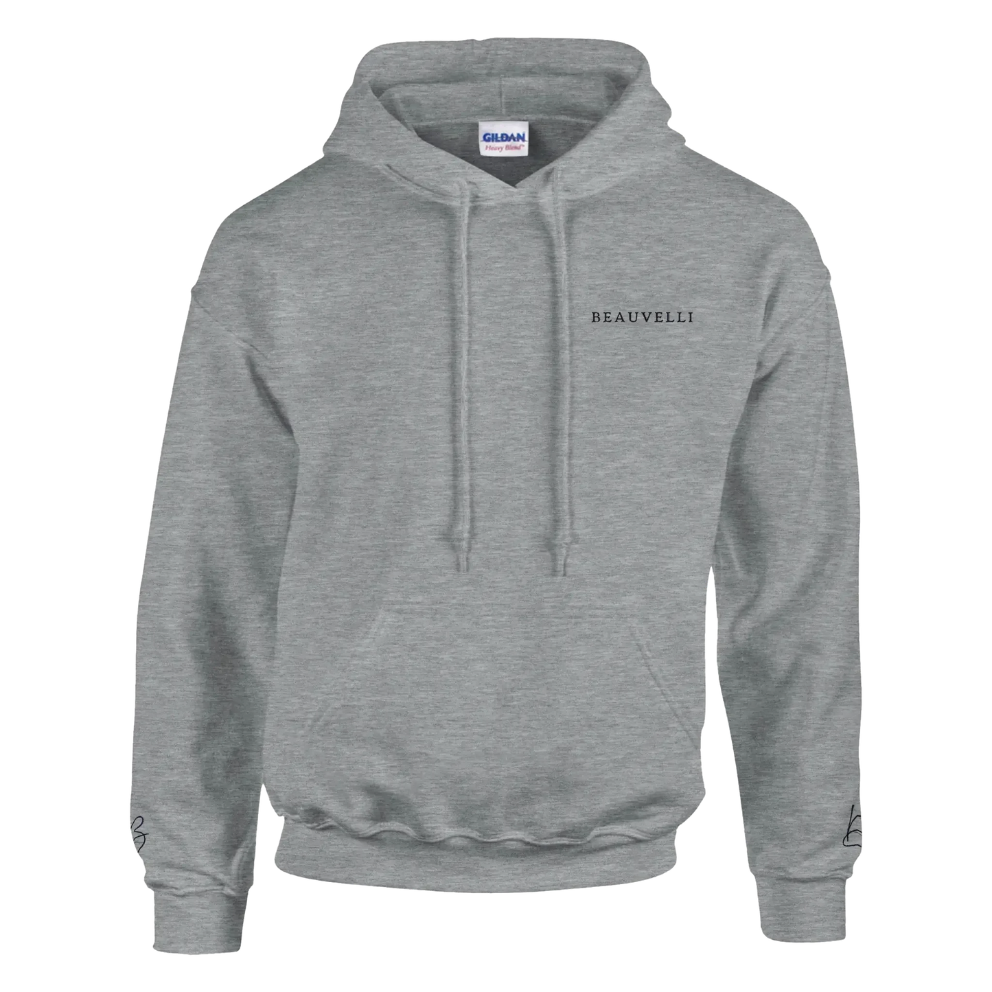 Hoodie Clair Premium Front Simple - Beauvelli