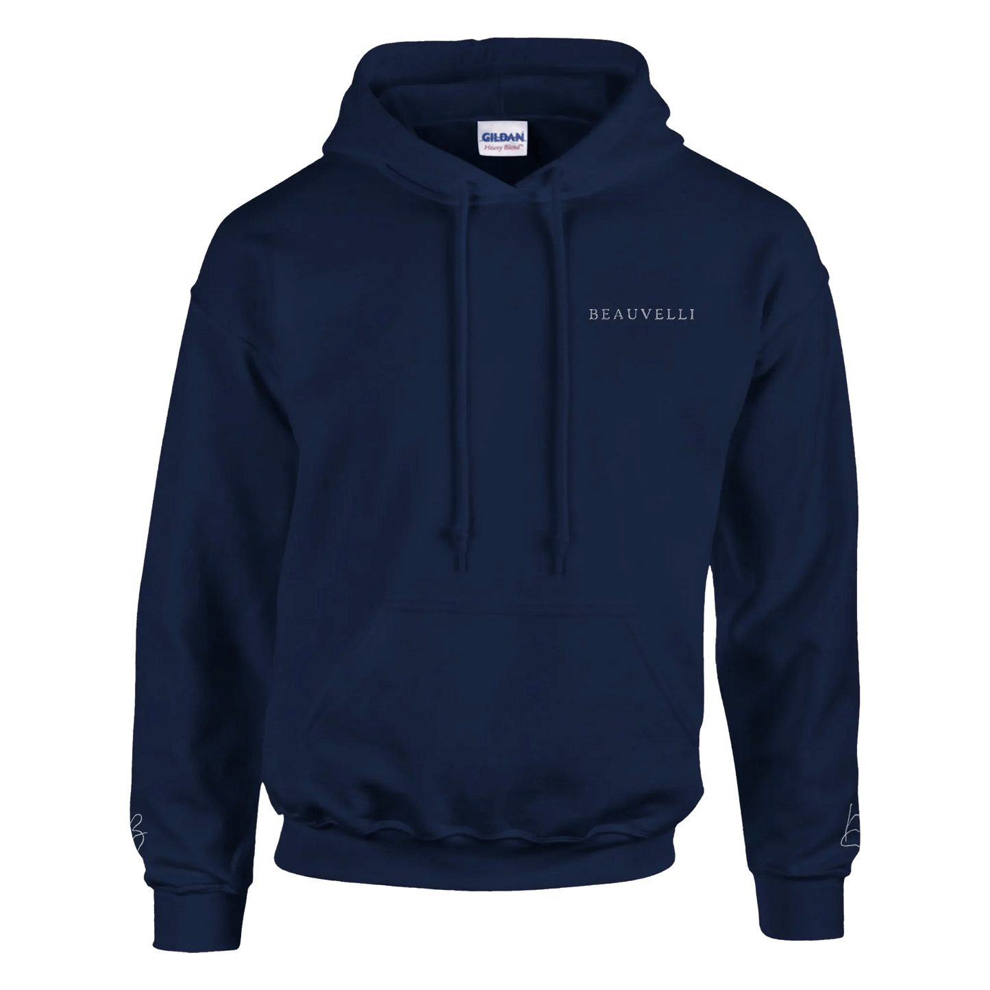 Hoodie Foncé Premium Front Simple - Beauvelli