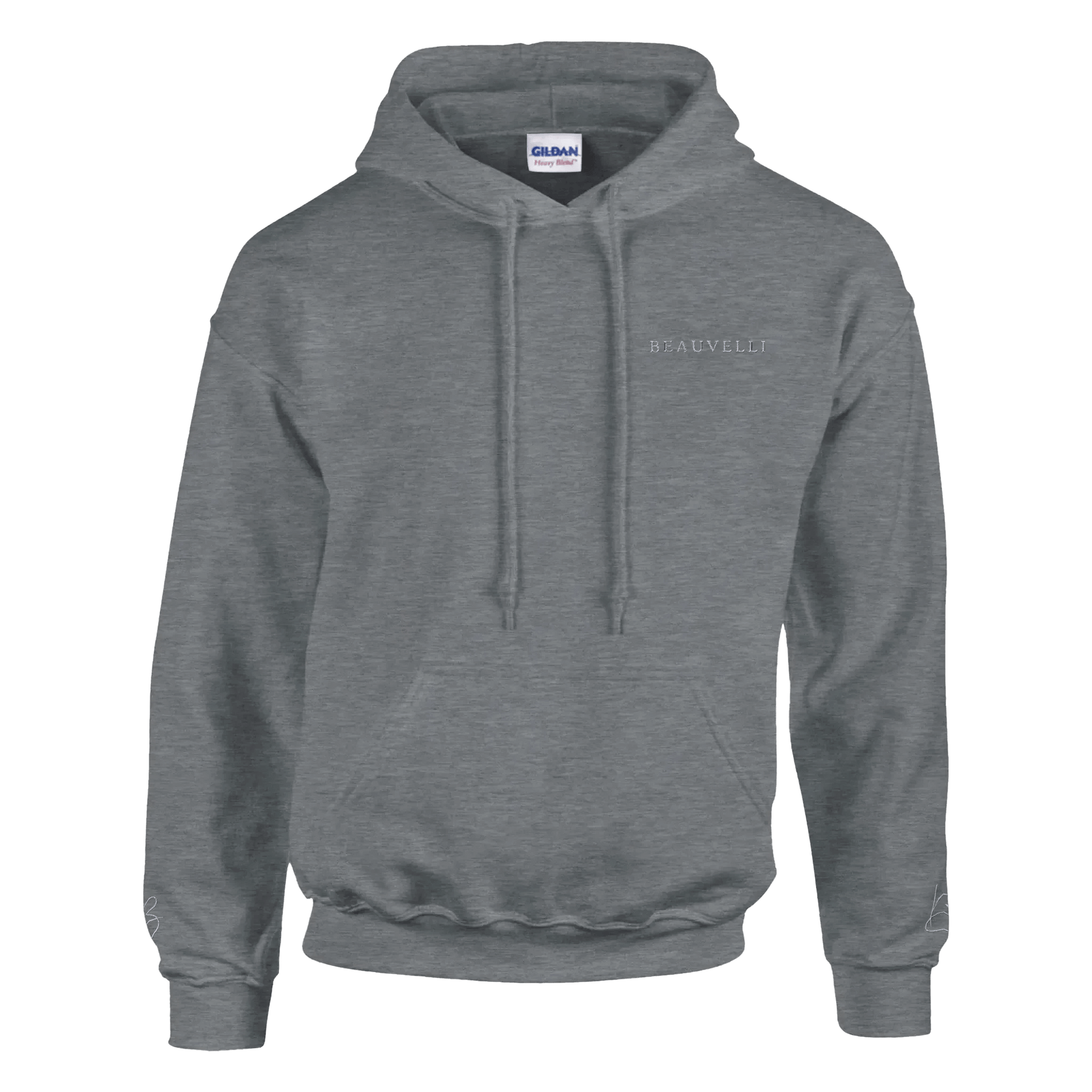 Hoodie Foncé Premium Front Simple - Beauvelli